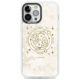 Pisces Emblem - Solid Gold Marbled Design