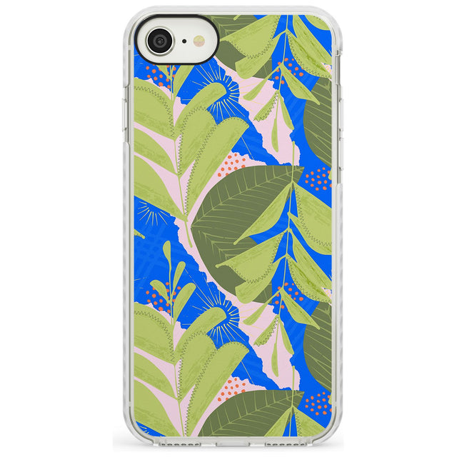 Fern Leaves Abstract Pattern iPhone Case  Impact Case Phone Case - Case Warehouse