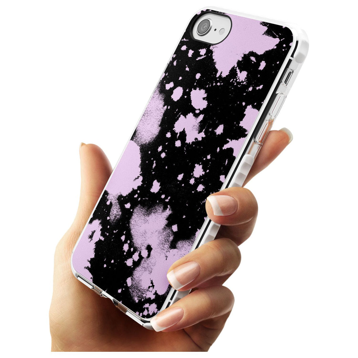 Pink & Black Acid Wash Tie-Dye iPhone Case   Phone Case - Case Warehouse