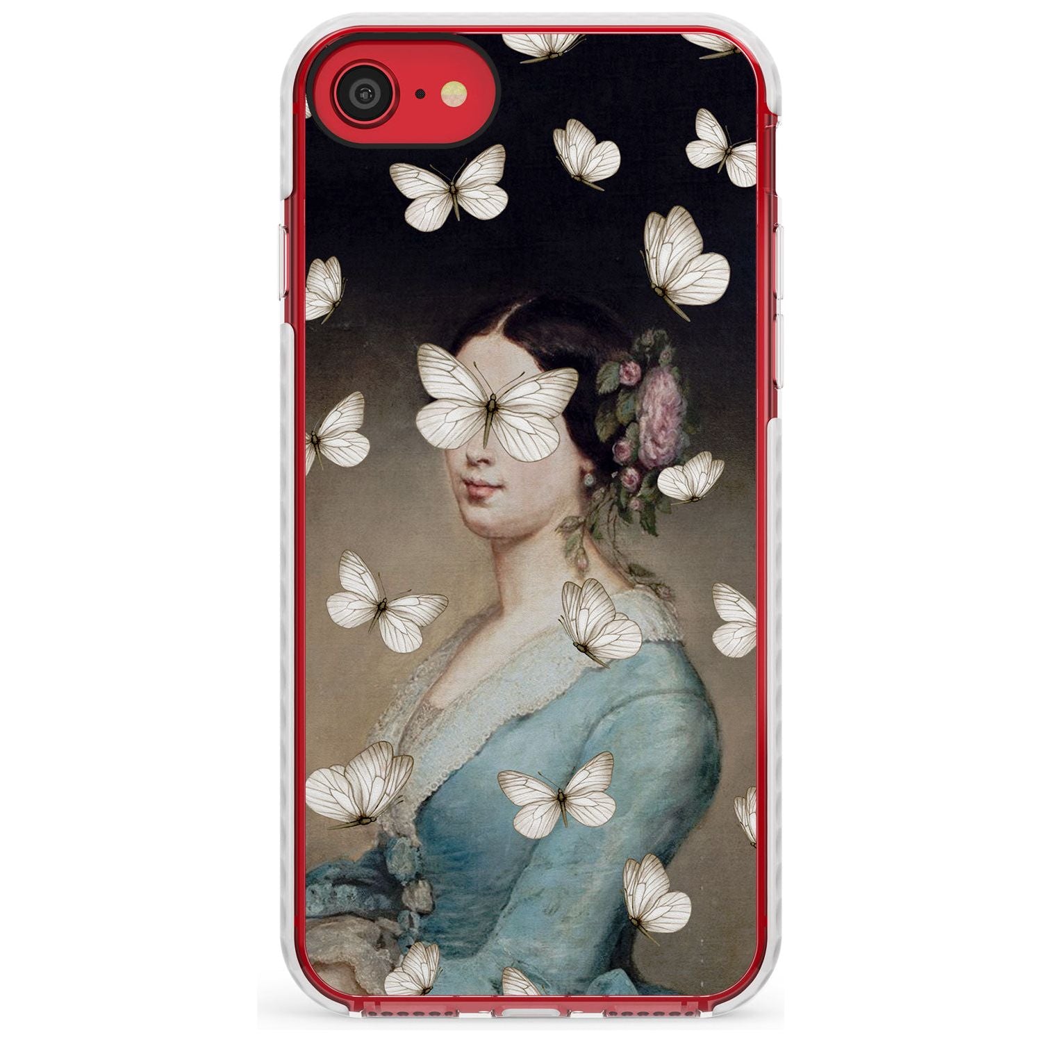BUTTERFLY BEAUTY Slim TPU Phone Case for iPhone SE 8 7 Plus