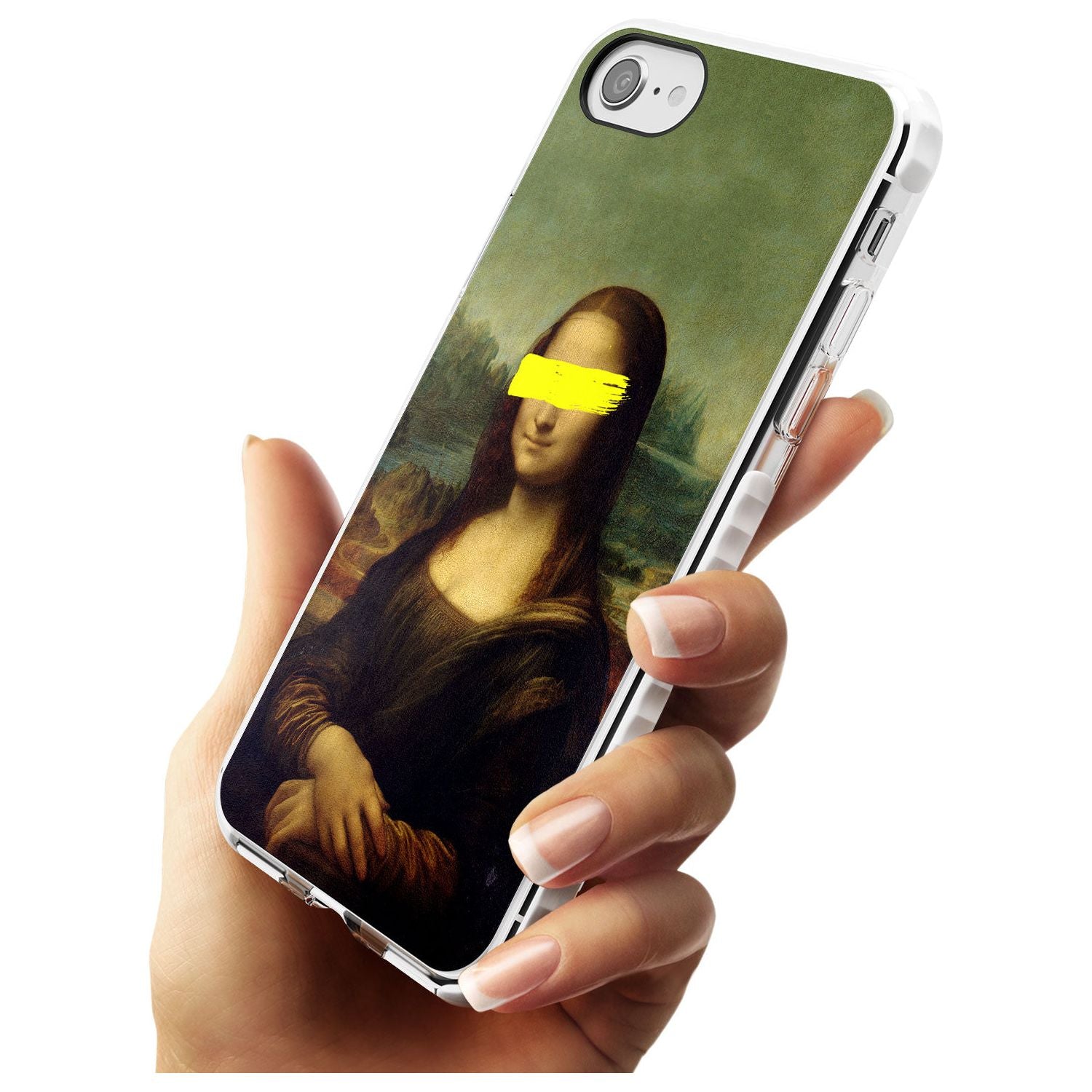 VANDALED MONA LISA Slim TPU Phone Case for iPhone SE 8 7 Plus