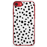 Dalmatian Print Slim TPU Phone Case for iPhone SE 8 7 Plus