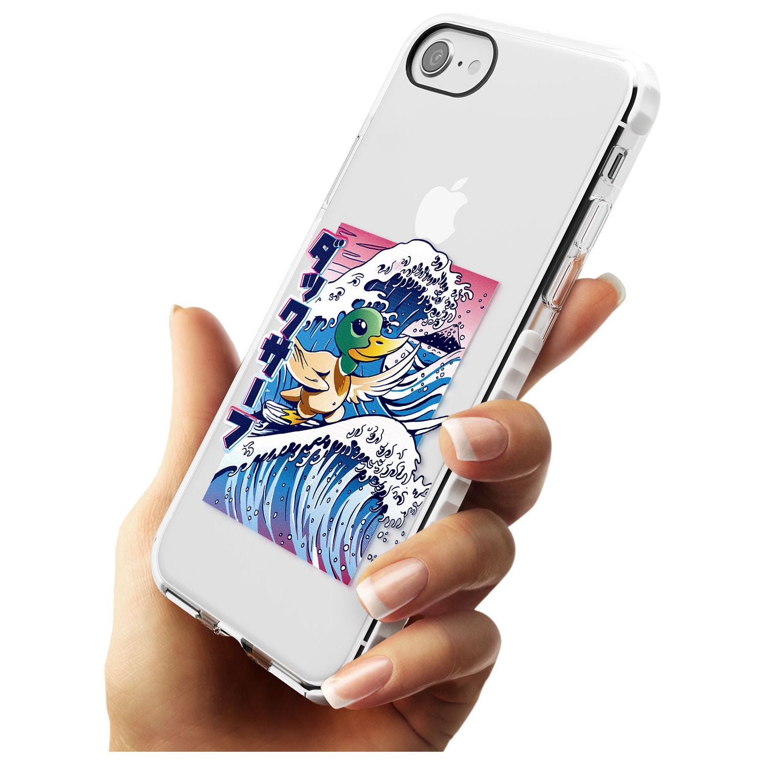 Duck Surf Impact Phone Case for iPhone SE 8 7 Plus