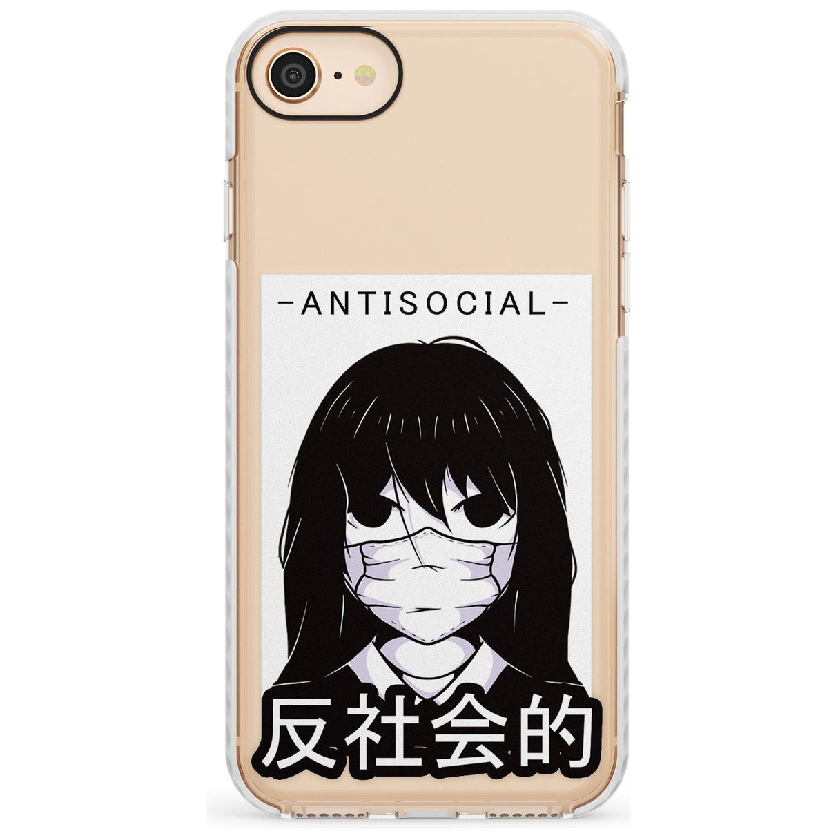 Anti-Social Impact Phone Case for iPhone SE 8 7 Plus