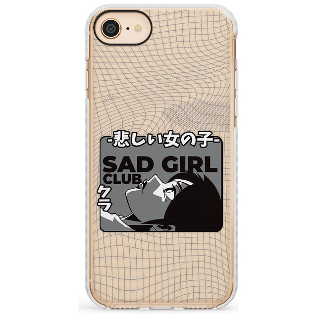 Sad Girl Club Impact Phone Case for iPhone SE 8 7 Plus