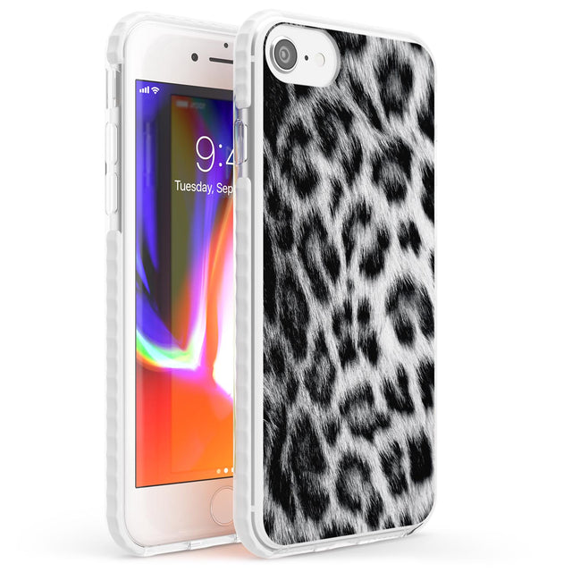 Animal Fur Pattern - Snow Leopard Phone Case iPhone 7/8 / Impact Case,iPhone SE / Impact Case Blanc Space