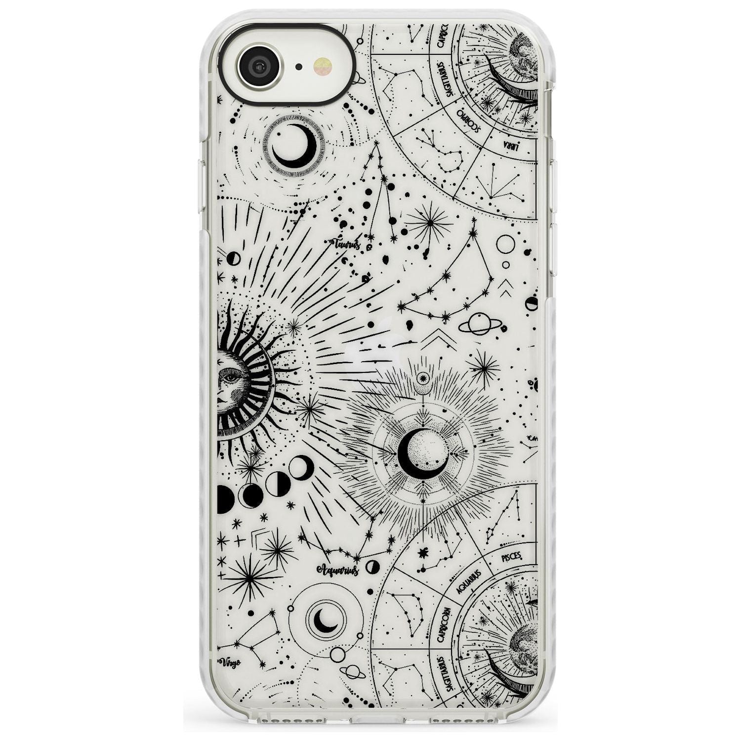 Suns & Constellations Astrological Impact Phone Case for iPhone SE 8 7 Plus