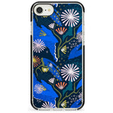 Dark Botanicals Abstract Pattern iPhone Case  Black Impact Phone Case - Case Warehouse