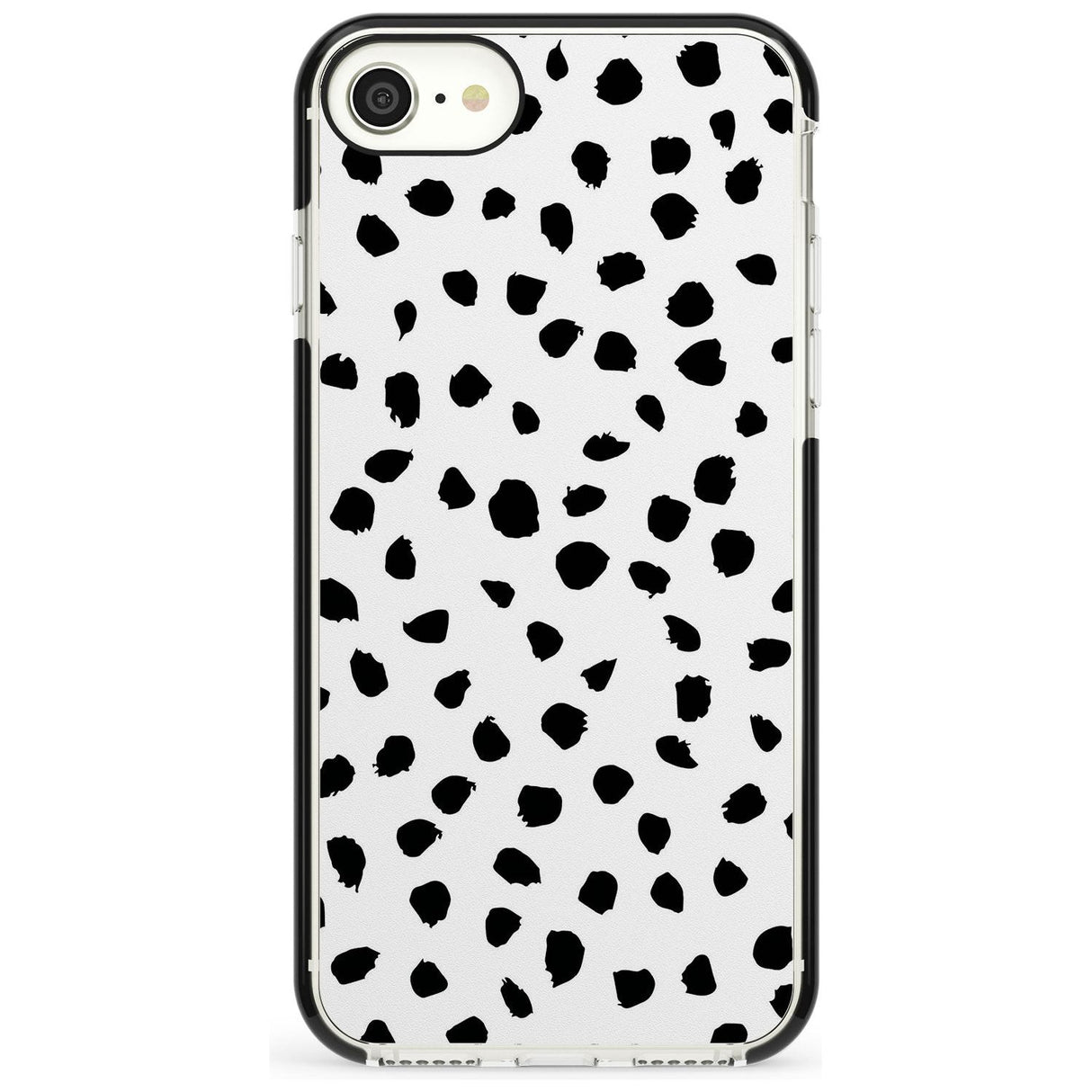 Dalmatian Print Pink Fade Impact Phone Case for iPhone SE 8 7 Plus