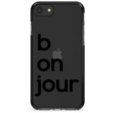 Bonjour Pink Fade Impact Phone Case for iPhone SE 8 7 Plus