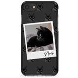 Personalised Bombay Cat Photo Black Impact Phone Case for iPhone SE 8 7 Plus