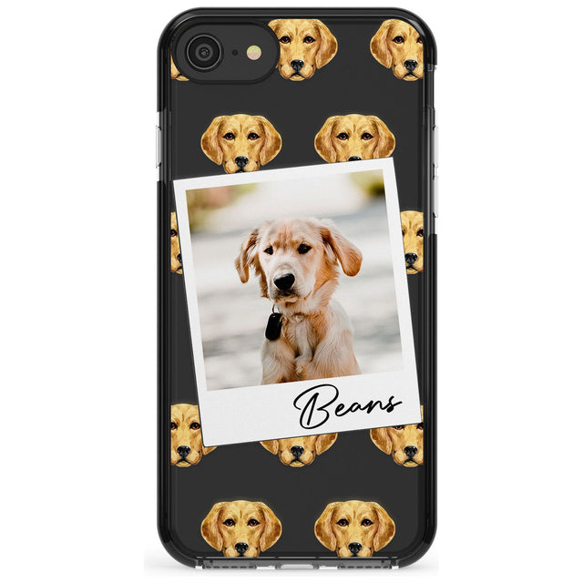Labrador - Custom Dog Photo Pink Fade Impact Phone Case for iPhone SE 8 7 Plus