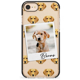 Labrador - Custom Dog Photo Pink Fade Impact Phone Case for iPhone SE 8 7 Plus