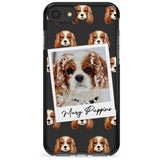 Cavalier King Charles - Custom Dog Photo Pink Fade Impact Phone Case for iPhone SE 8 7 Plus