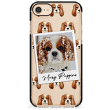 Cavalier King Charles - Custom Dog Photo Pink Fade Impact Phone Case for iPhone SE 8 7 Plus