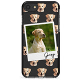 Labrador, Tan - Custom Dog Photo Pink Fade Impact Phone Case for iPhone SE 8 7 Plus