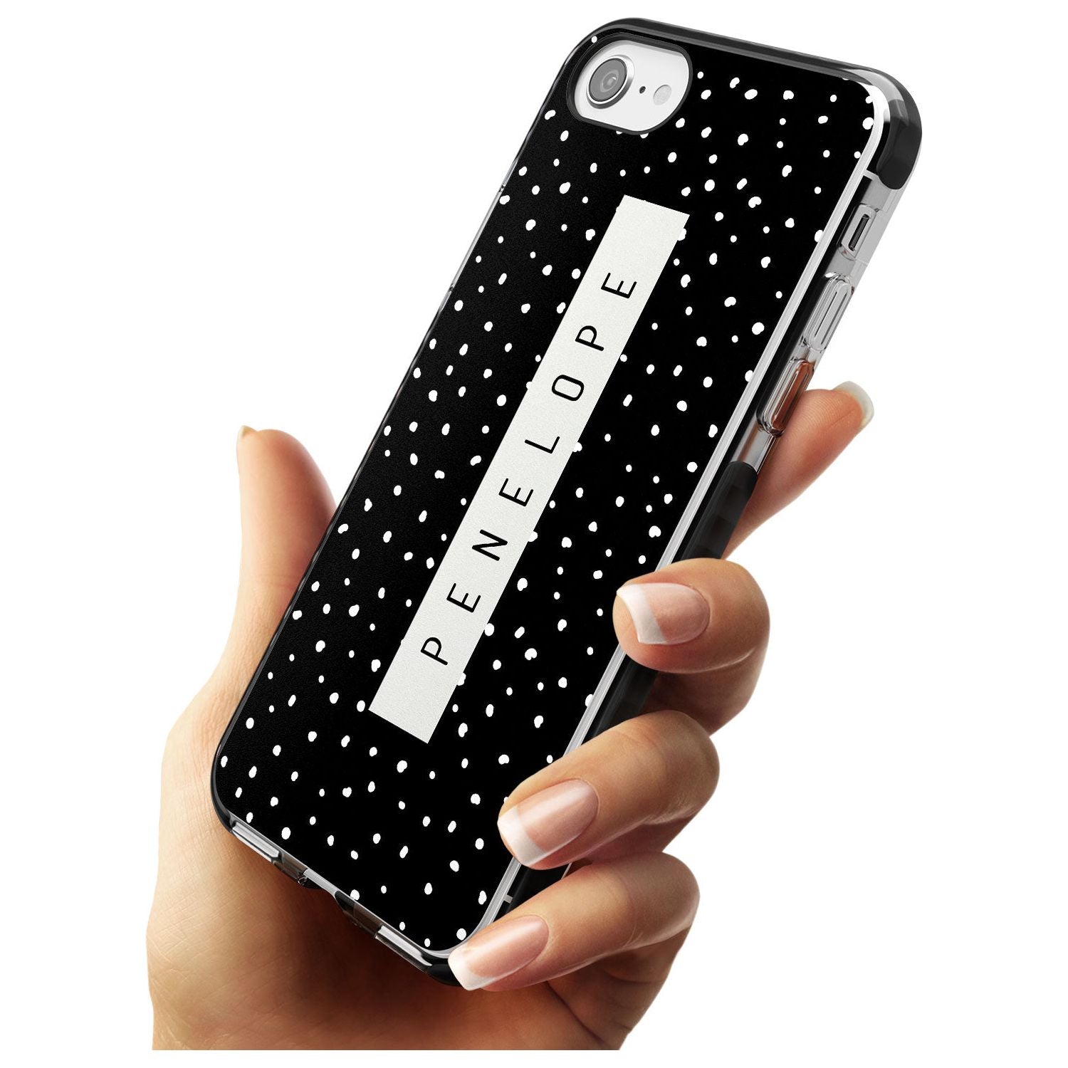 Custom Black Dots iPhone Case   Custom Phone Case - Case Warehouse