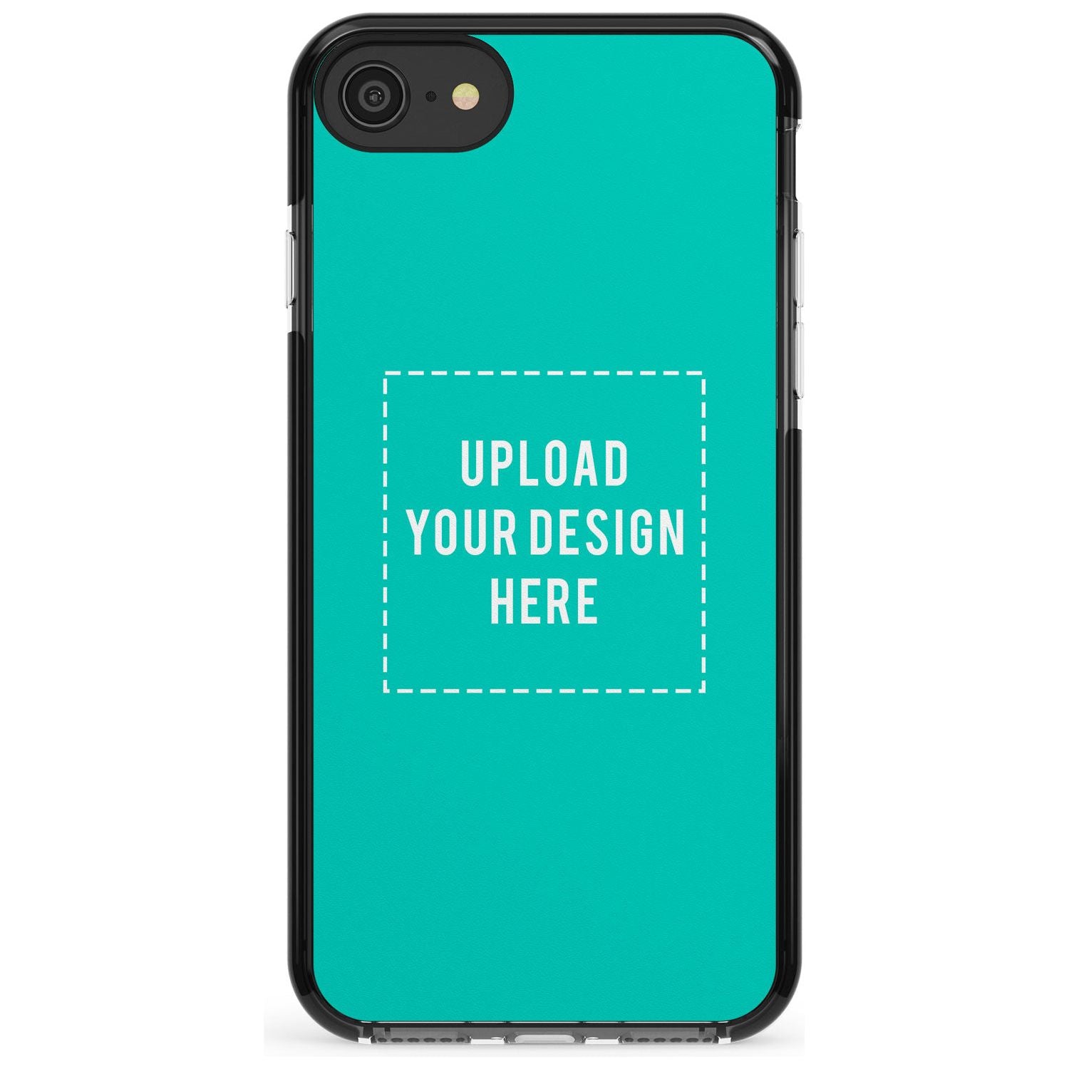 Personalised Your Own Design Black Impact Phone Case for iPhone SE 8 7 Plus