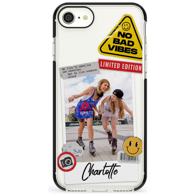 Personalised Snake Instant Photo Phone Case for iPhone SE