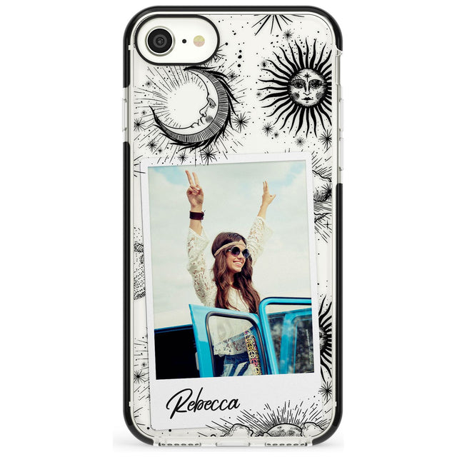 Personalised Snake Instant Photo Phone Case for iPhone SE