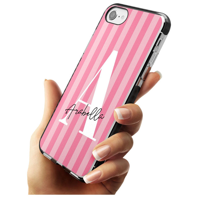 Pink on Pink Stripes iPhone Case   Custom Phone Case - Case Warehouse