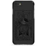 The Emperor Tarot Card - Transparent Pink Fade Impact Phone Case for iPhone SE 8 7 Plus