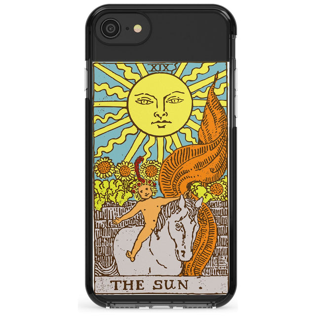 The Sun Tarot Card - Colour Pink Fade Impact Phone Case for iPhone SE 8 7 Plus