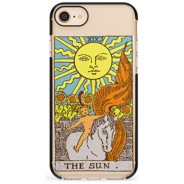 The Sun Tarot Card - Colour Pink Fade Impact Phone Case for iPhone SE 8 7 Plus