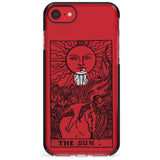 The Sun Tarot Card - Transparent Pink Fade Impact Phone Case for iPhone SE 8 7 Plus