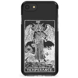 Temperance Tarot Card - White Transparent Pink Fade Impact Phone Case for iPhone SE 8 7 Plus