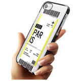 Paris Boarding Pass iPhone Case   Custom Phone Case - Case Warehouse