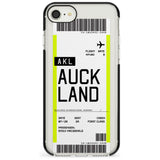 Auckland Boarding Pass iPhone Case  Black Impact Custom Phone Case - Case Warehouse