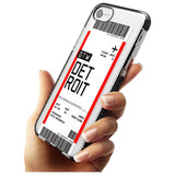 Detroit Boarding Pass iPhone Case   Custom Phone Case - Case Warehouse