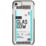 Glasgow Boarding Pass  Black Impact Custom Phone Case - Case Warehouse