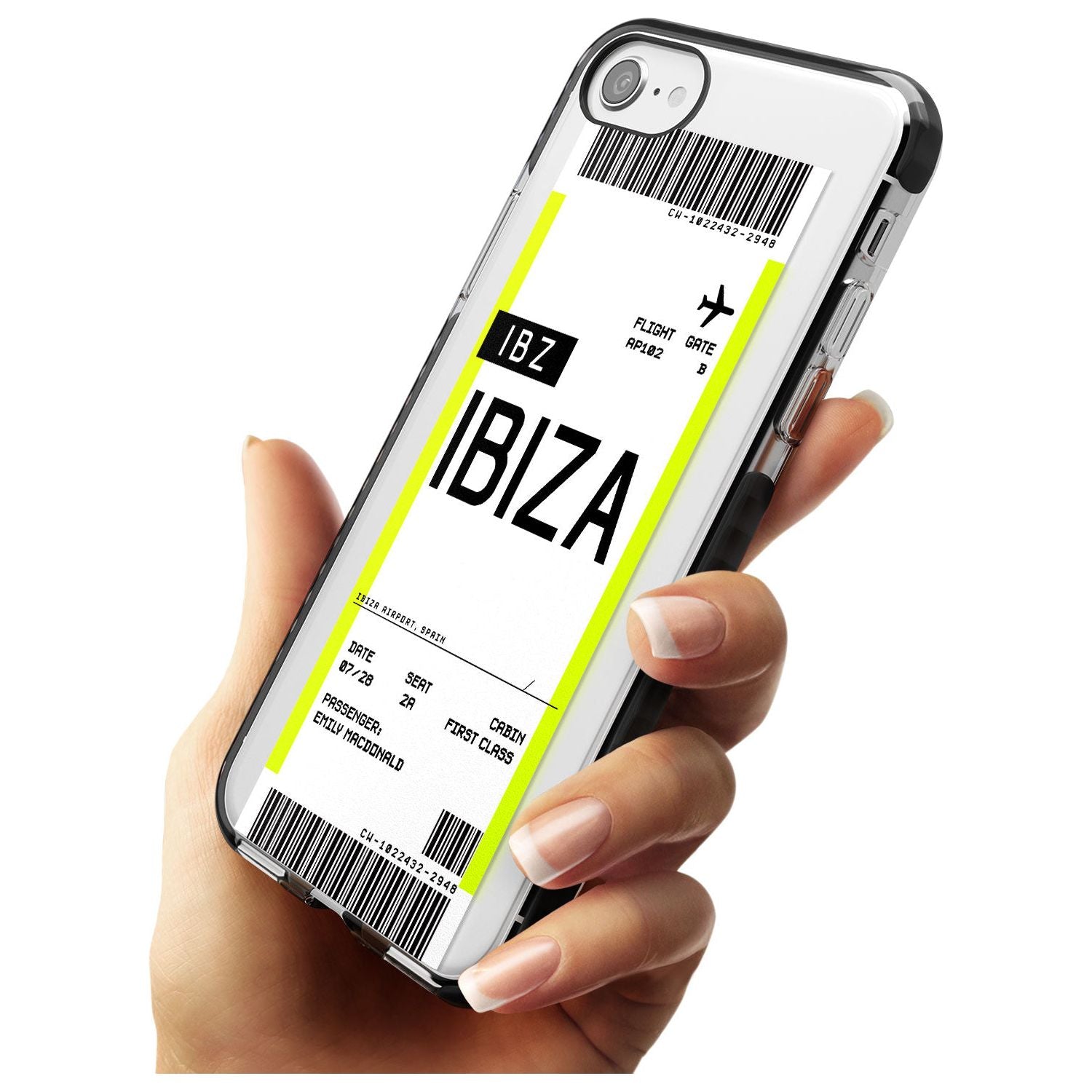 Ibiza Boarding Pass iPhone Case   Custom Phone Case - Case Warehouse