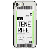 Tenerife Boarding Pass iPhone Case  Black Impact Custom Phone Case - Case Warehouse