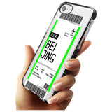 Beijing Boarding Pass iPhone Case   Custom Phone Case - Case Warehouse