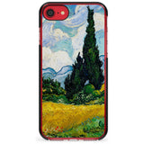 Wheat Field with Cypresses by Vincent Van Gogh Pink Fade Impact Phone Case for iPhone SE 8 7 Plus