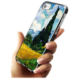 Wheat Field with Cypresses by Vincent Van Gogh Pink Fade Impact Phone Case for iPhone SE 8 7 Plus