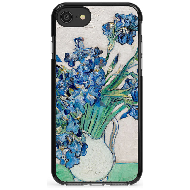 Irises by Vincent Van Gogh Pink Fade Impact Phone Case for iPhone SE 8 7 Plus