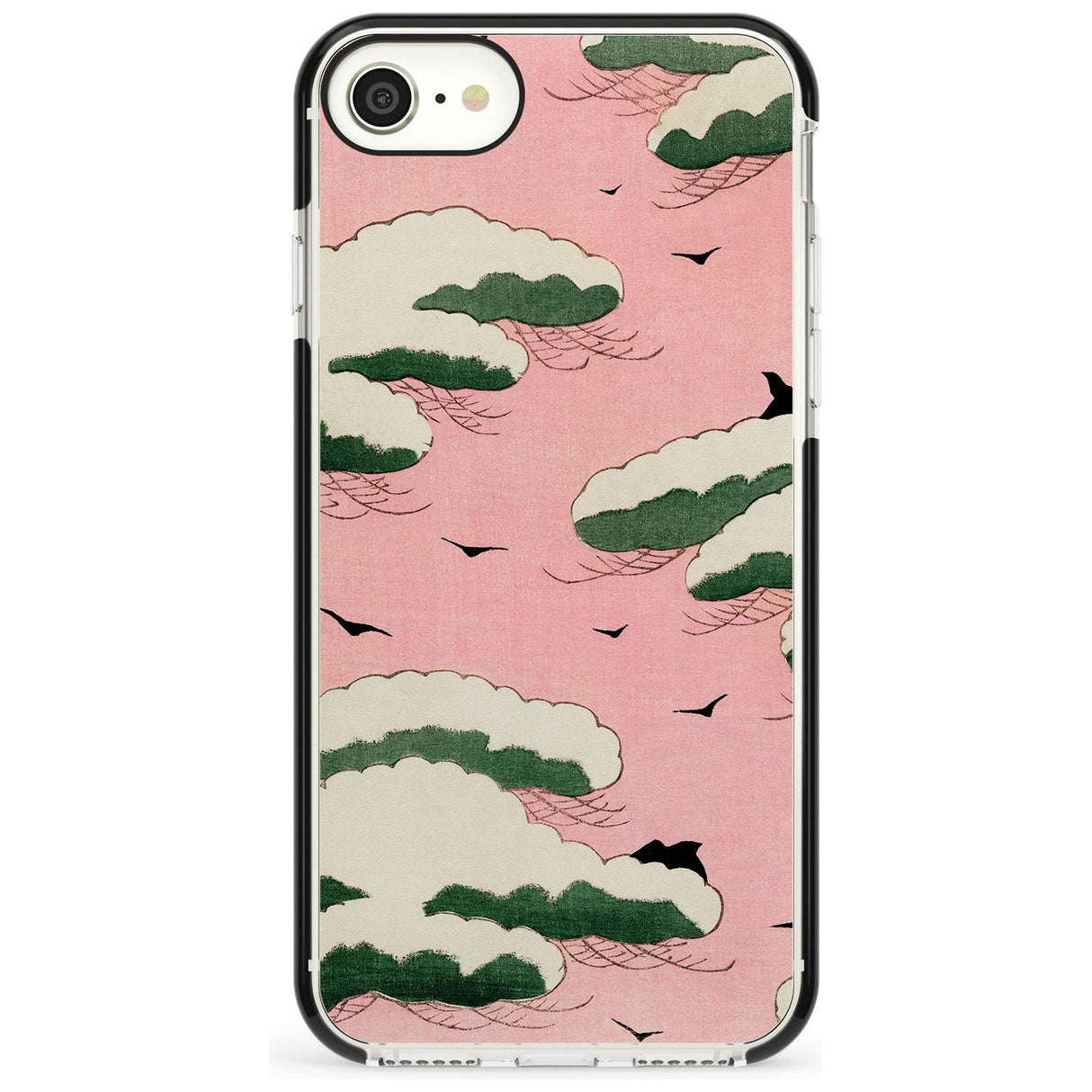 Japanese Pink Sky by Watanabe Seitei Pink Fade Impact Phone Case for iPhone SE 8 7 Plus