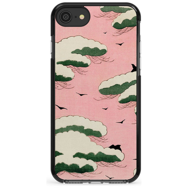 Japanese Pink Sky by Watanabe Seitei Pink Fade Impact Phone Case for iPhone SE 8 7 Plus