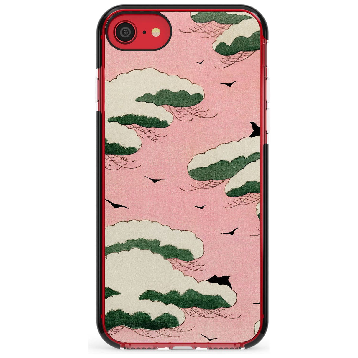 Japanese Pink Sky by Watanabe Seitei Pink Fade Impact Phone Case for iPhone SE 8 7 Plus