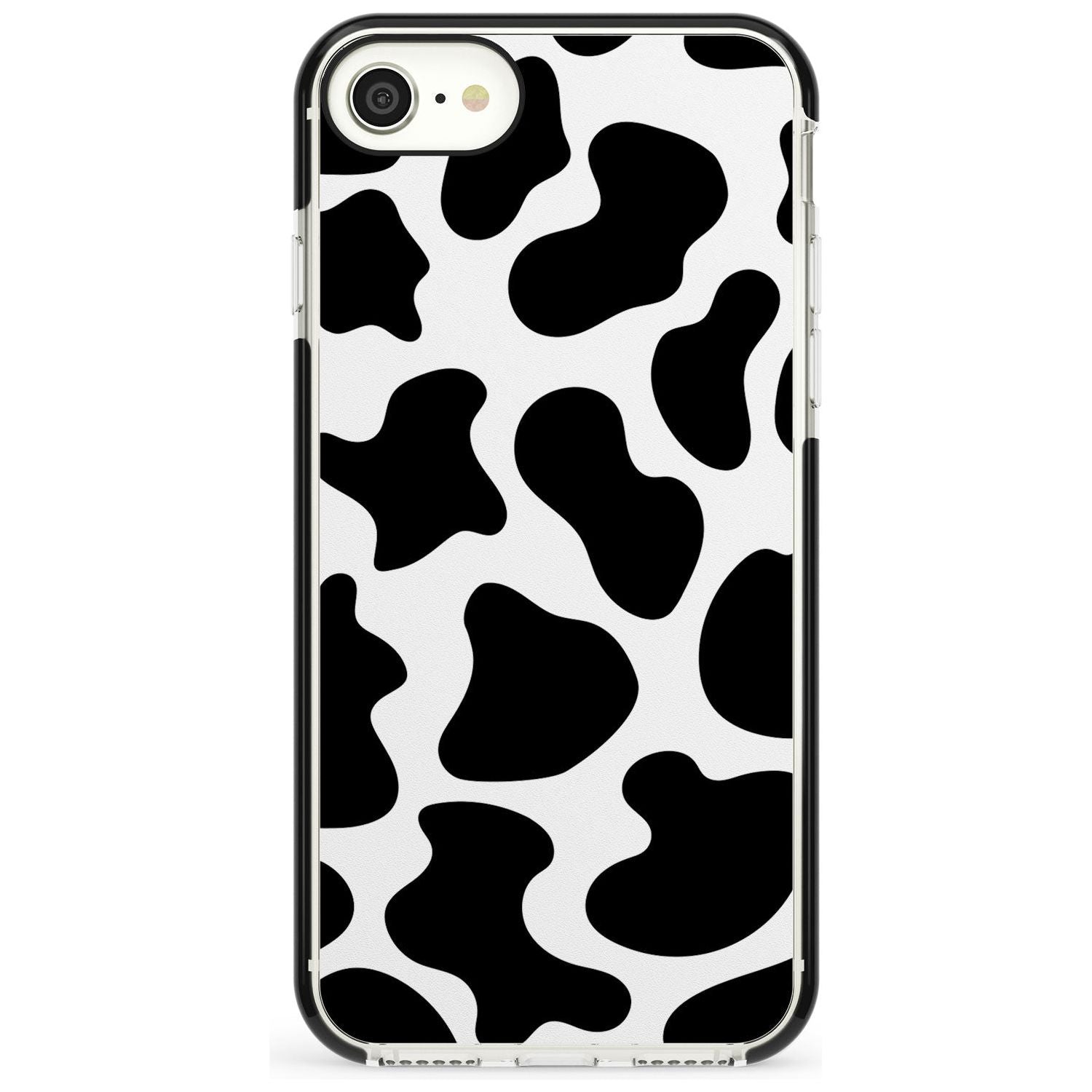 Cow Print Pink Fade Impact Phone Case for iPhone SE 8 7 Plus