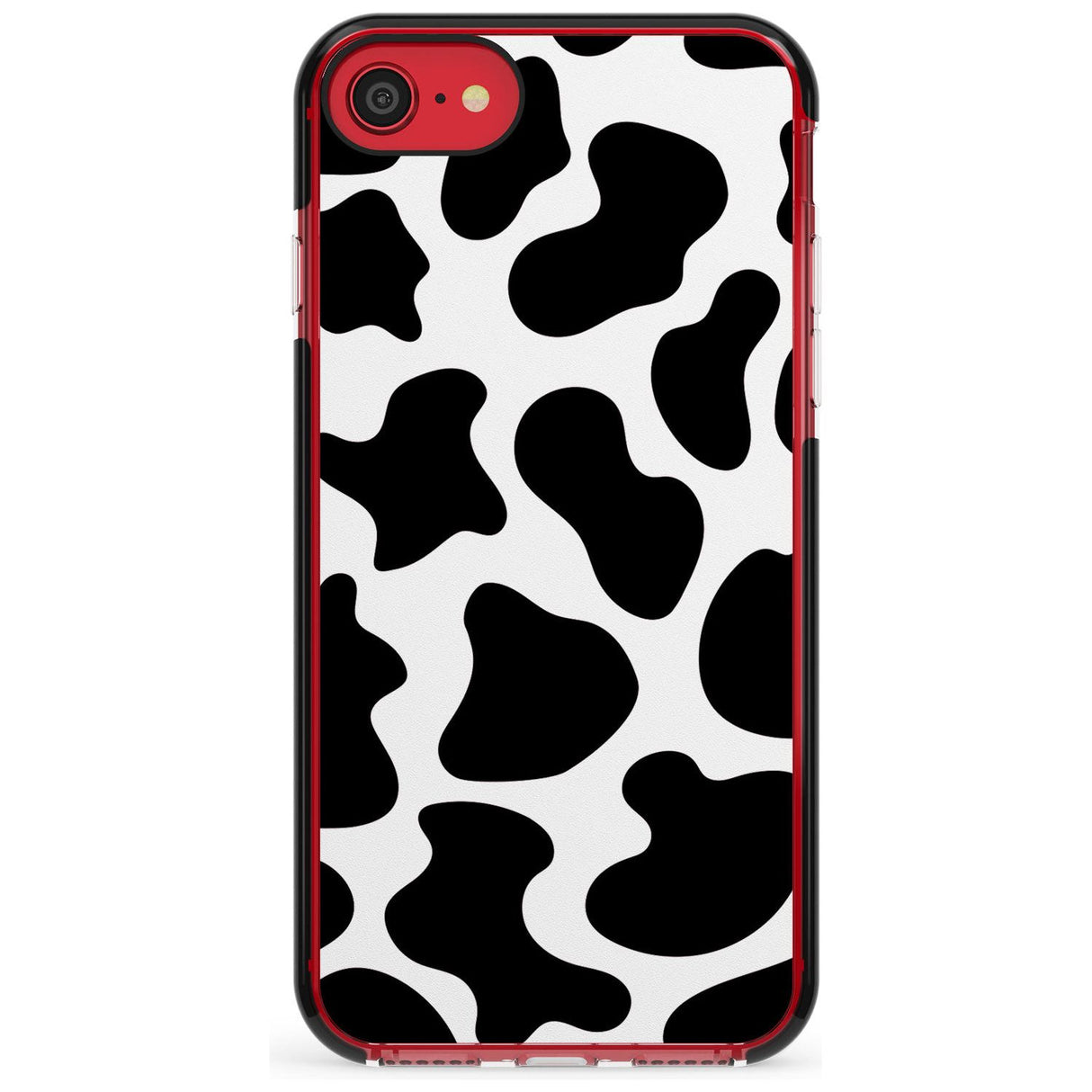 Cow Print Pink Fade Impact Phone Case for iPhone SE 8 7 Plus