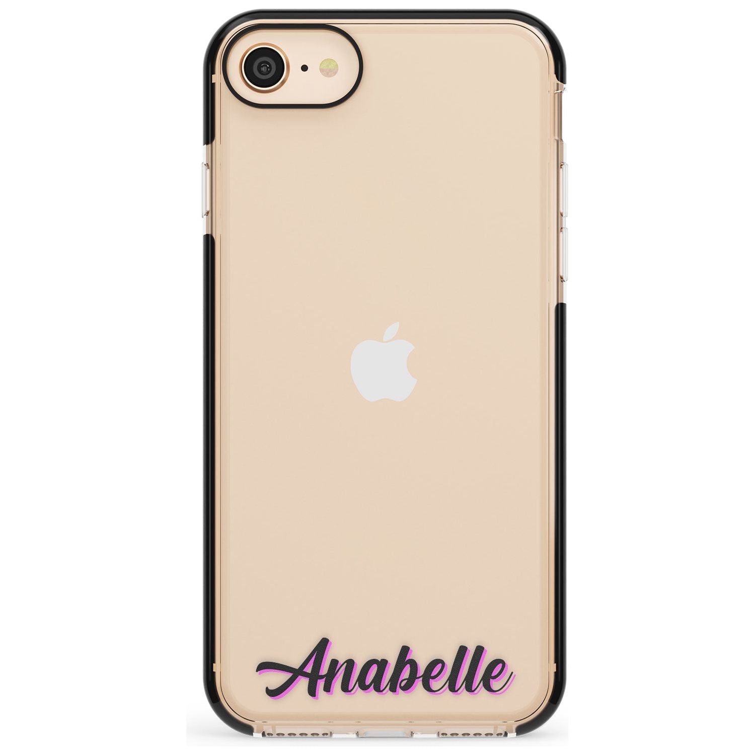Custom Iphone Case 2B Pink Fade Impact Phone Case for iPhone SE 8 7 Plus