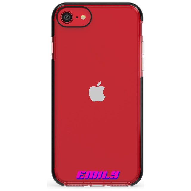 Custom Iphone Case 2C Pink Fade Impact Phone Case for iPhone SE 8 7 Plus