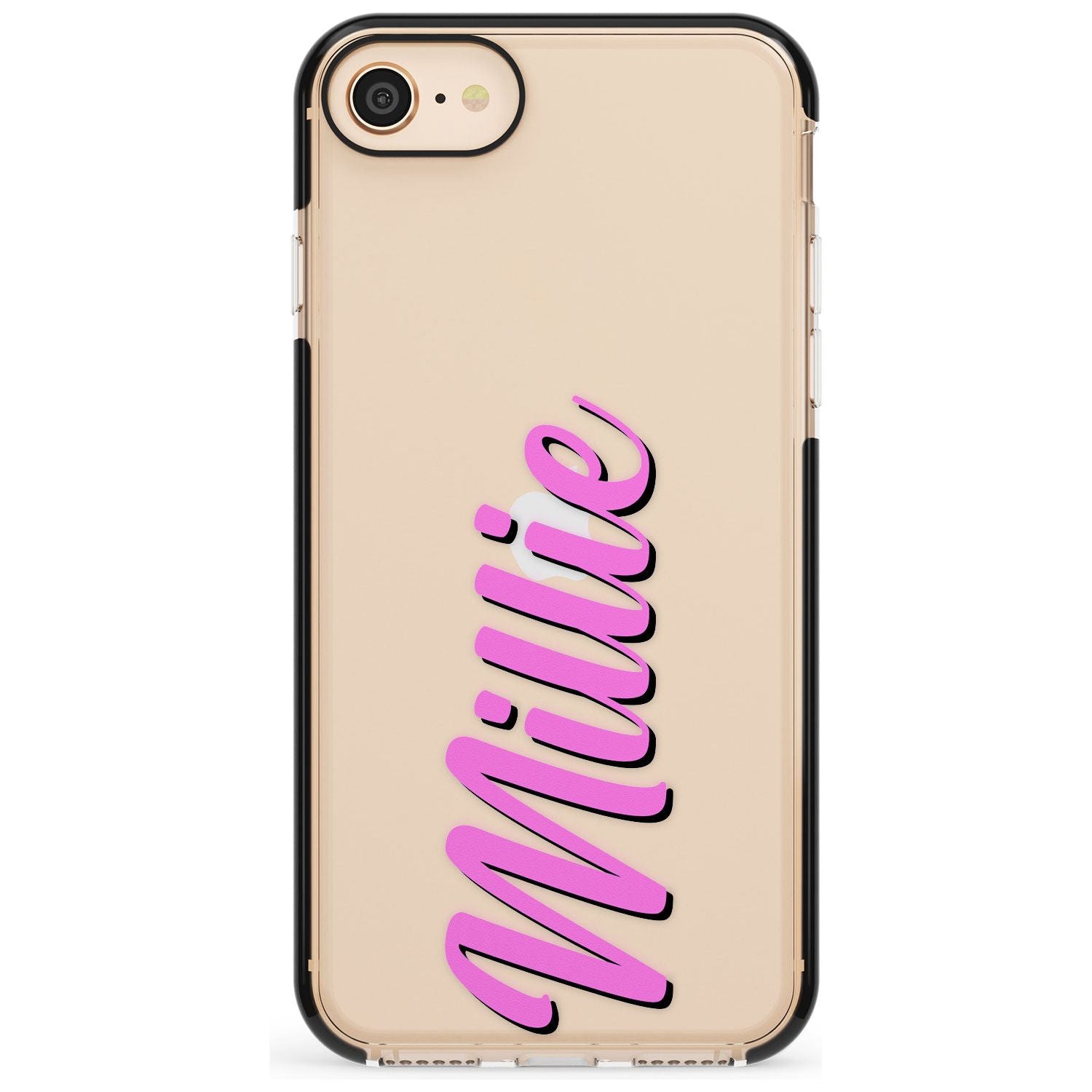 Custom Iphone Case 3C Pink Fade Impact Phone Case for iPhone SE 8 7 Plus