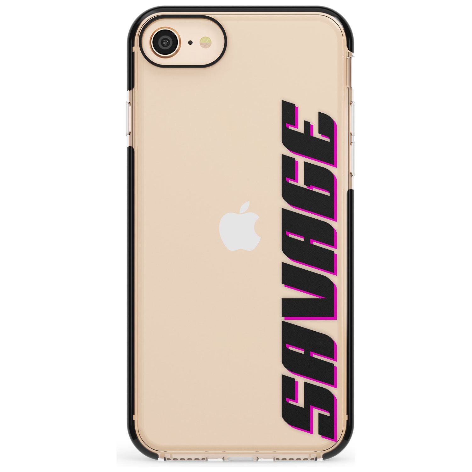 Custom Iphone Case 4C Pink Fade Impact Phone Case for iPhone SE 8 7 Plus