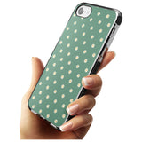 Daisy Pattern - Teal Cute Floral Daisy Design Pink Fade Impact Phone Case for iPhone SE 8 7 Plus